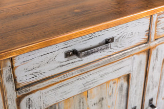 vintage grey cupboard