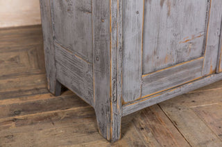 vintage grey pantry cupboard