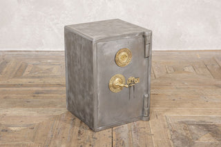 vintage grey safe
