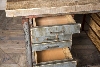 vintage grey sideboard