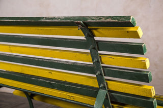 vintage industrial bench