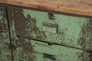 Industrial Weathered Sideboard Work Station