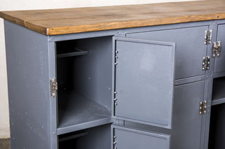 vintage industrial metal unit