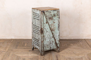 Vintage Industrial Narrow Metal Cupboards