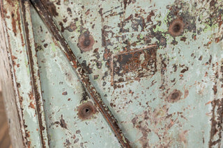 Vintage Industrial Narrow Metal Cupboards