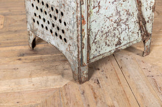Vintage Industrial Narrow Metal Cupboards