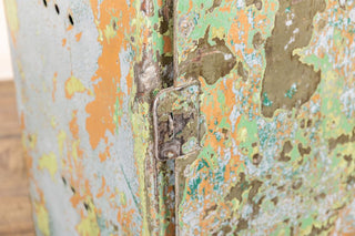 Vintage Industrial Narrow Metal Cupboards