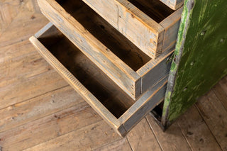 Vintage Industrial Narrow Metal Cupboards