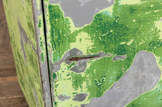 Vintage Industrial Narrow Metal Cupboards