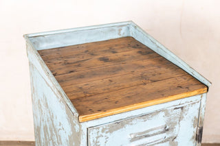 Vintage Industrial Narrow Metal Cupboards