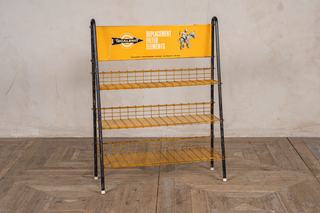 vintage industrial rack