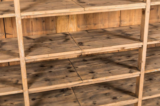 vintage industrial shelves