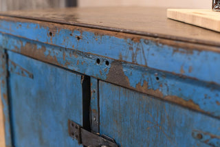 vintage industrial unit with padlock
