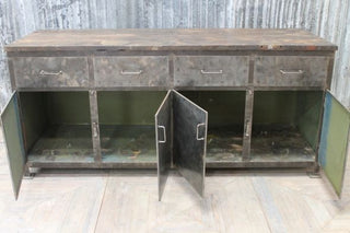 vintage industrial sideboard