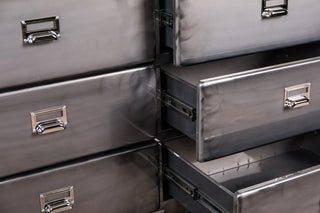 vintage industrial style drawers