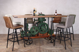 Vintage Lister Engine Bar Table