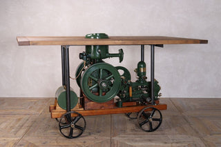 Vintage Lister Engine Bar Table