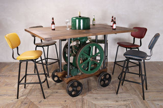Vintage Lister Hopper Engine Table
