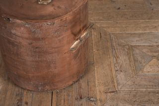 vintage log bin