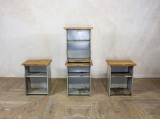 vintage metal bedsides
