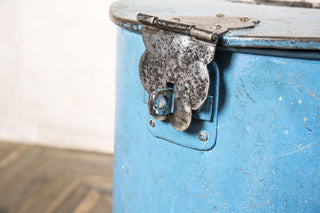 vintage metal flower bin