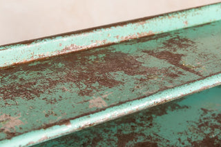 vintage metal mesh shoe rack