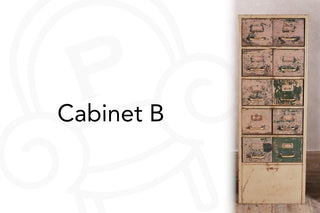 Vintage Metal Storage Cabinet Range