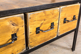 vintage metal storage unit