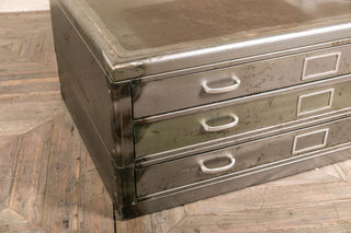 vintage metal storage unit