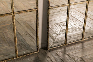 vintage mirrored window frames