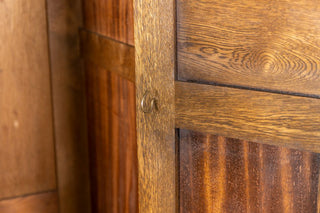 vintage oak wardrobe