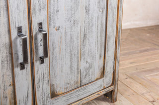 vintage painted cupboard