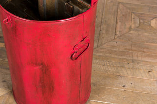 vintage paraffin drum