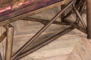vintage perch bench