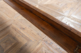 vintage-pine-church-pew-close-up