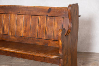vintage-pine-church-pew-arm