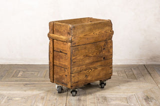 vintage pine log box