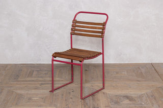 vintage-red-slatted-stacking-chair