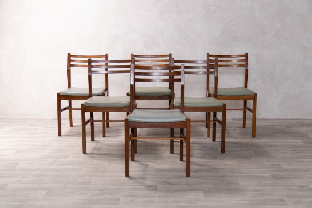 Set of Mid Century Dining Chairs Peppermill Interiors