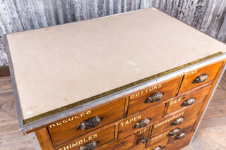 vintage sewing station