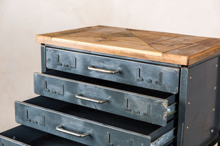 vintage shelving unit