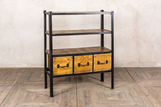 vintage shelving unit