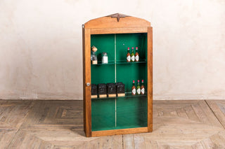 vintage shop display cabinet