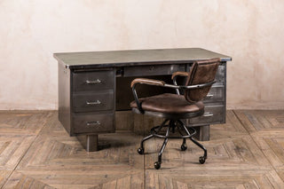 vintage-six-drawer-metal-desk