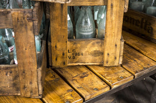 vintage soda crates