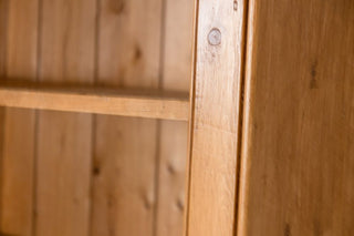vintage-solid-pine-housekeepers-cupboard-close-up-shelf