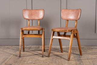 Vintage Stacking Ben Style Cafe Chairs