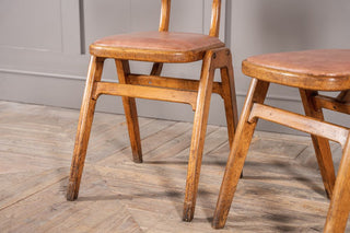 Vintage Stacking Ben Style Cafe Chairs