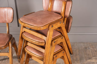 Vintage Stacking Ben Style Cafe Chairs