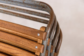 vintage-slatted-stacking-chairs
